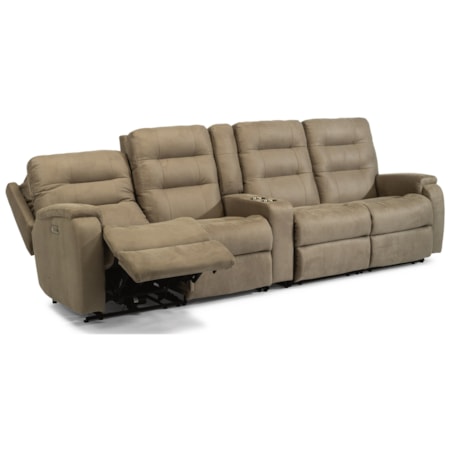 5-Pc Pwr Headrest & Lumbar Rec Sectional
